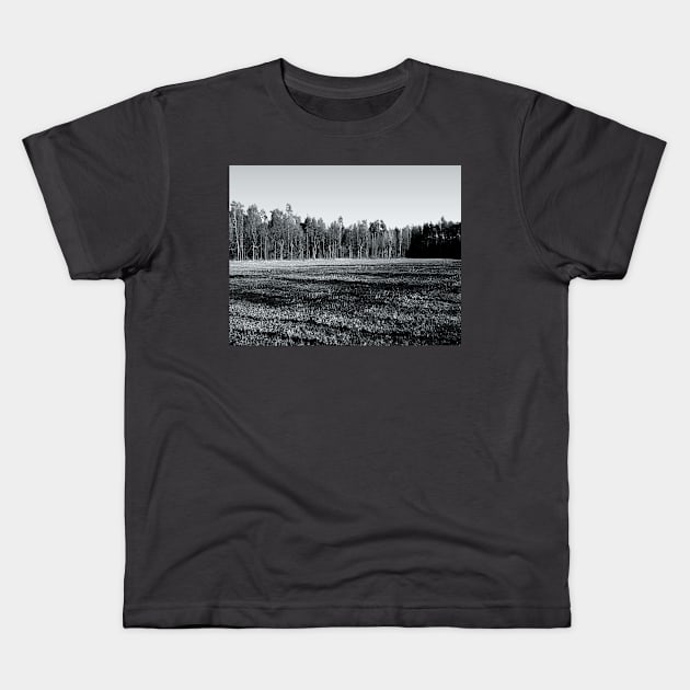 mowed acre Kids T-Shirt by robelf